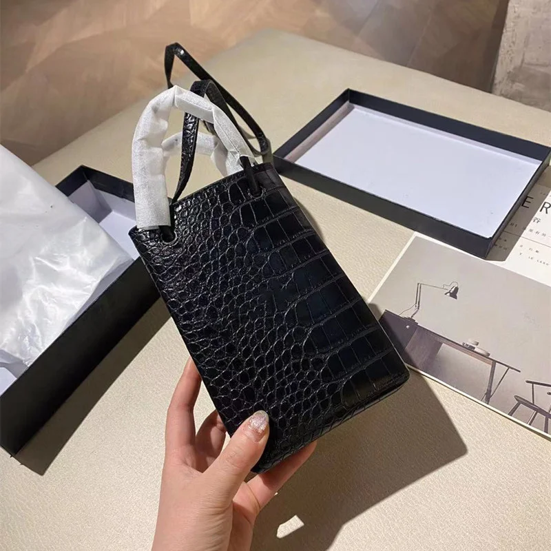 

2021Mini Wallet For Lady Phone Case Leather Design Luxury Brand Bucket Bag