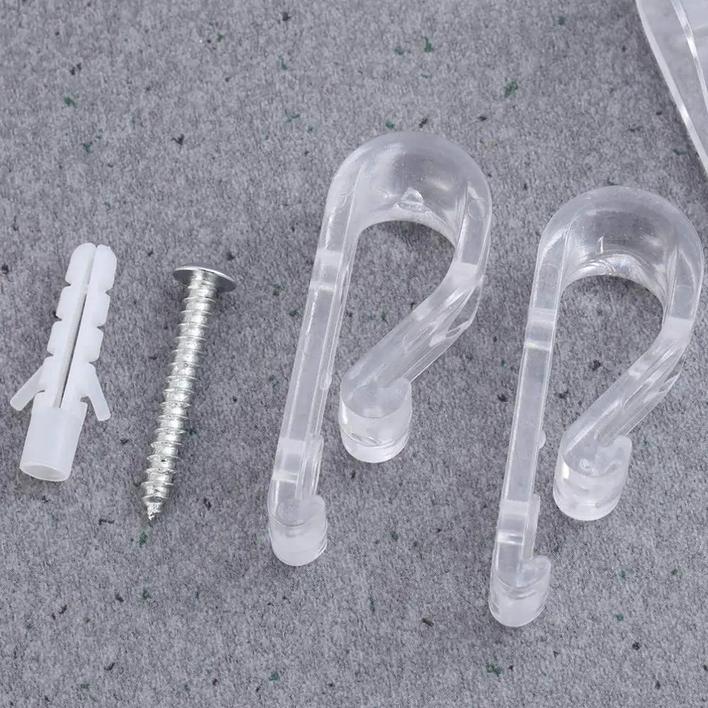 4 шт./компл. безопасно для детей роликовой шторы крюк Держатель фиксированного