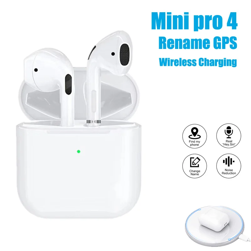 Tws pro 4 Наушники Беспроводные Bluetooth 5 0 наушники в ухо мини с микрофоном вызова