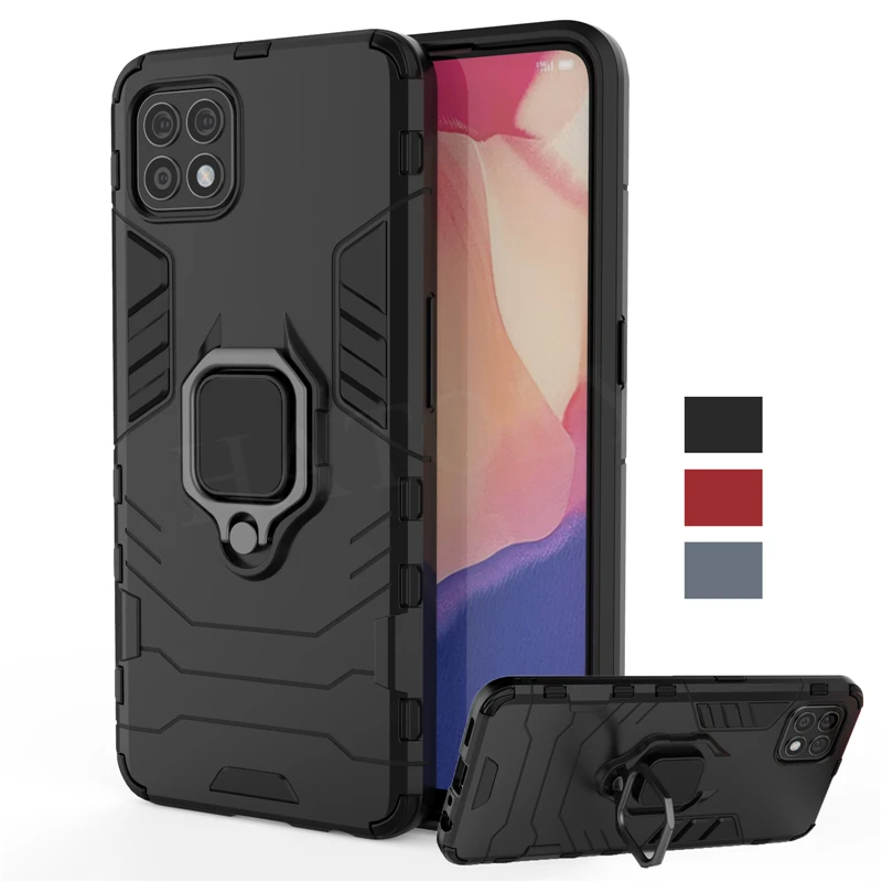 

For Oppo Reno4 SE Case Cover Shockproof TPU Bumper Magnetic Ring Holder Armor Back Cover Reno 4 SE Pro Phone Case For Reno 4 SE