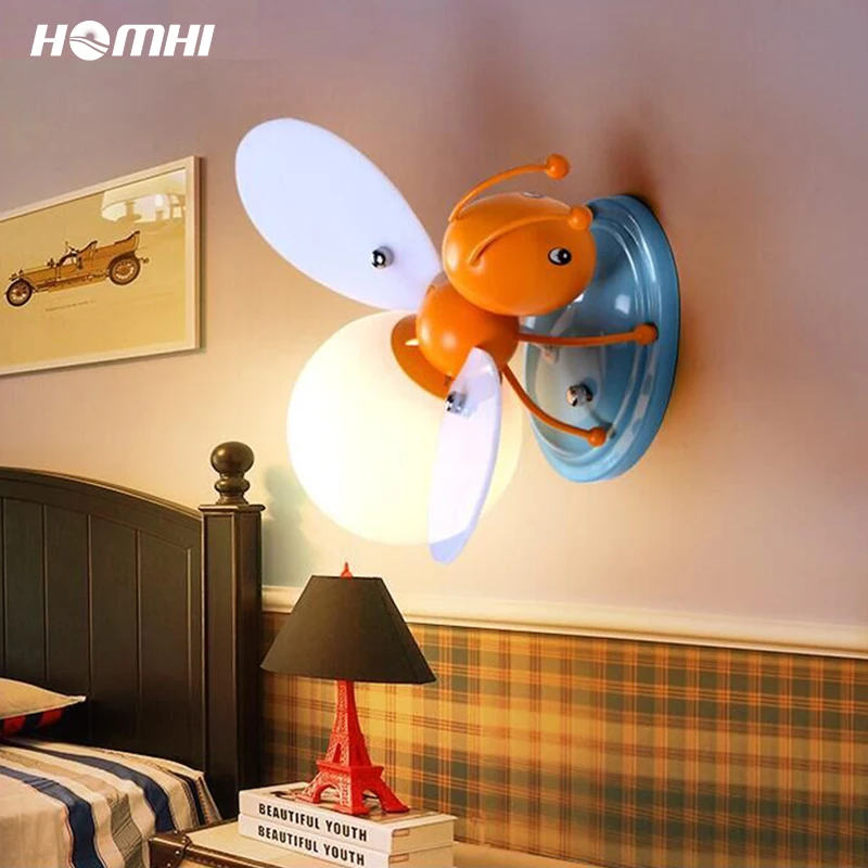 Креативное украшение в виде пчелы для спальни детский Сказочный Настенный декор