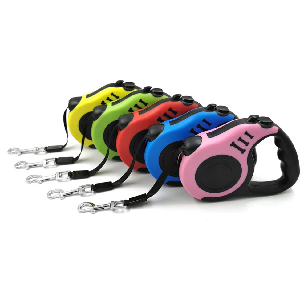 

3/5M Durable Leash Automatic Retractable Leashes Nylon Cat Lead Extending Puppy Walk and Run Lead Roulette For Dogs Accessories