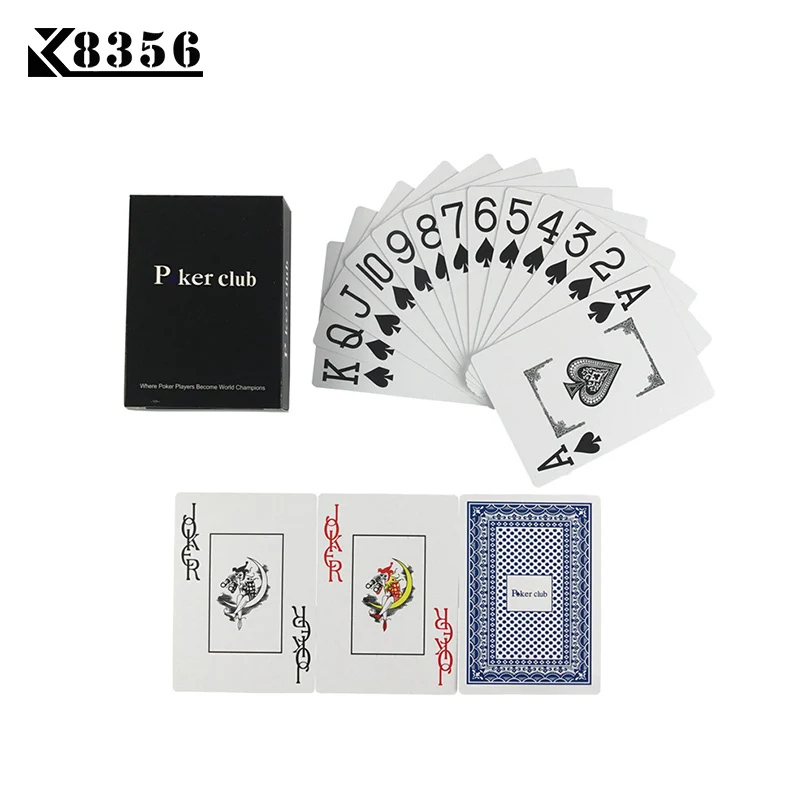 K8356 гладкие водонепроницаемые 10 компл./лот Baccarat Texas Hold'em пластиковые игральные карты ПВХ покер клуб карты; настольные игры 2,48*3,46 дюймов