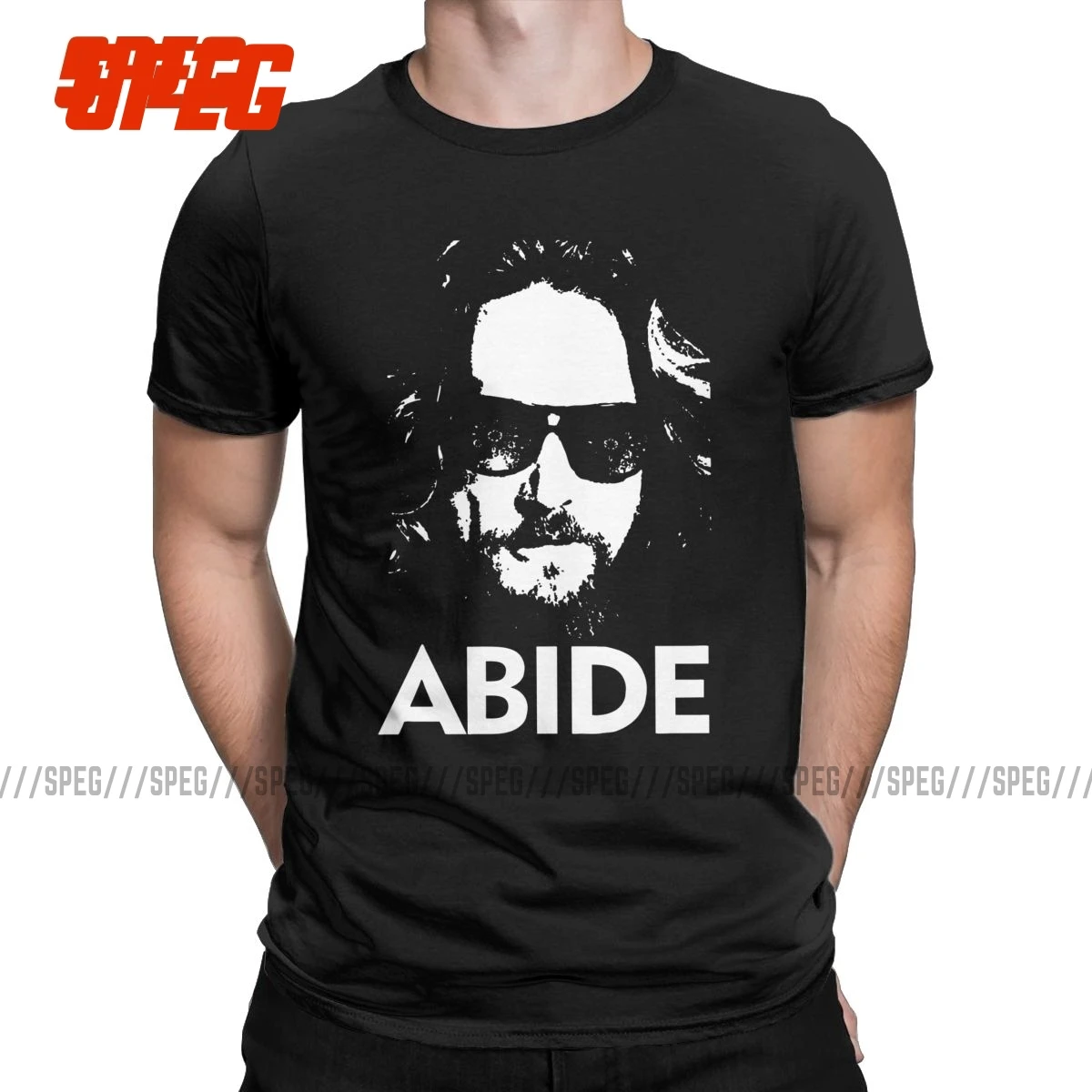 Мужская футболка с надписью Big Lebowski The Dude одежда из 100% хлопка винтажные футболки