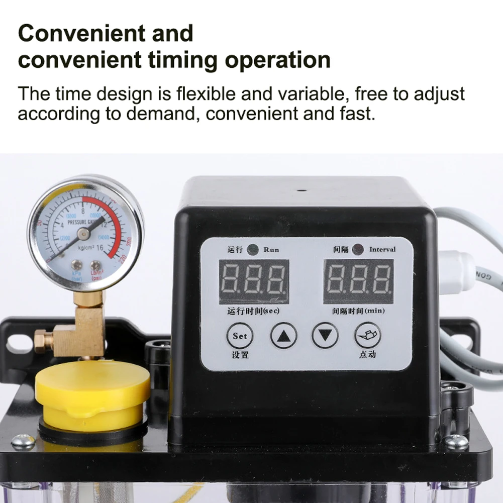 

Двойной 2,0 л 50 мл/мин. 220 В 28 Вт автоматический насос для смазочного масла