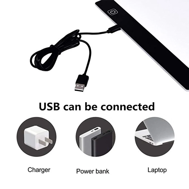 diamond painting a4 led light tablet pad diamond mosaic accessories three level dimmable ultrathin tools for handcraft diy free global shipping