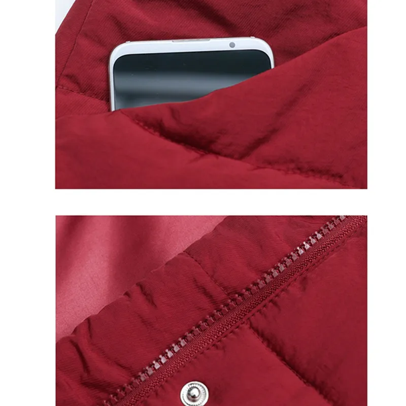 

Fashion Brand Long Down cotton Jacket Winter Coat Women Plus size Warm Slim Ladies Coats Solid color Parkas Female Casual Jacket