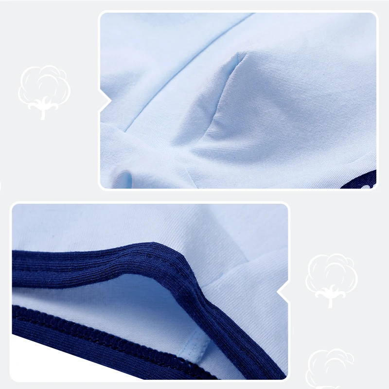 Трусы боксеры для мальчиков 4 шт./лот хлопковые дышащие с принтом нижнее белье