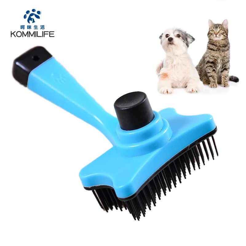 

KOMMILIFE Cat Comb Dog Hair Comb Pet Grooming Tool Dog Hair Remover Brush Pet Hair Deshedding Comb For Cats Dogs Cat Accessories