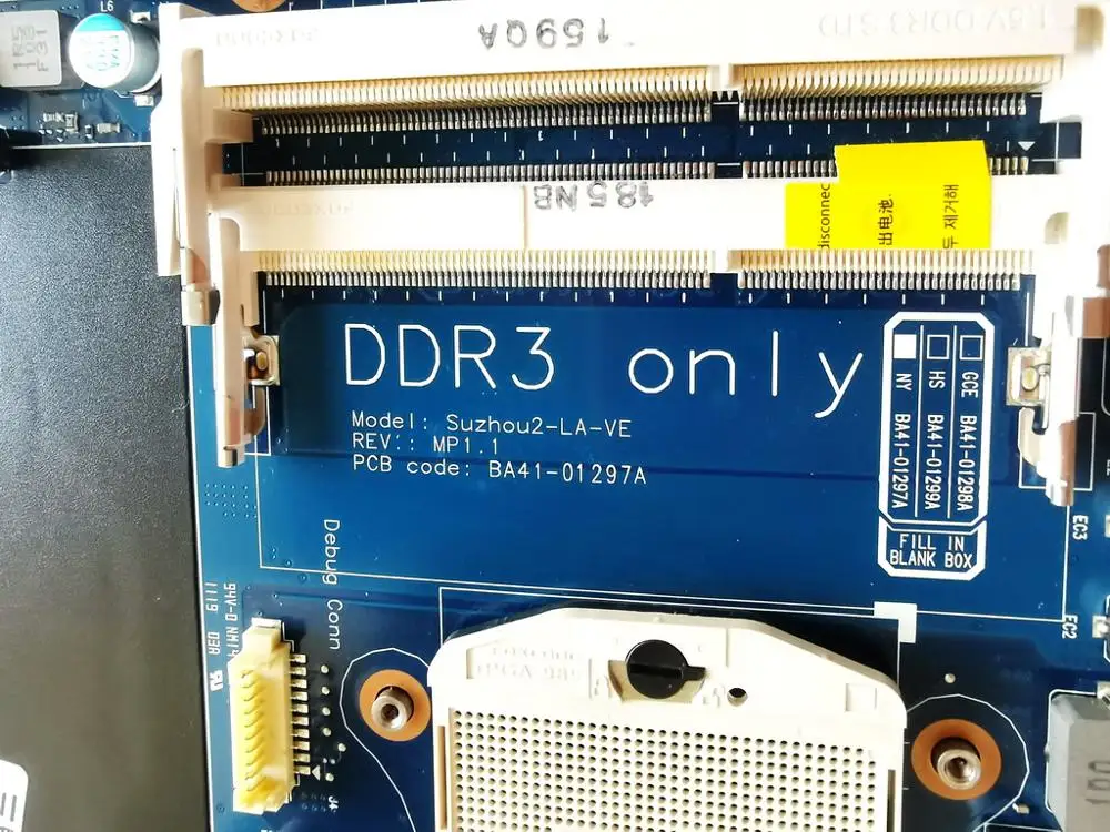 Оригинальная материнская плата для ноутбука Samsung R440 BA41-01297A BA92-06675A протестирована