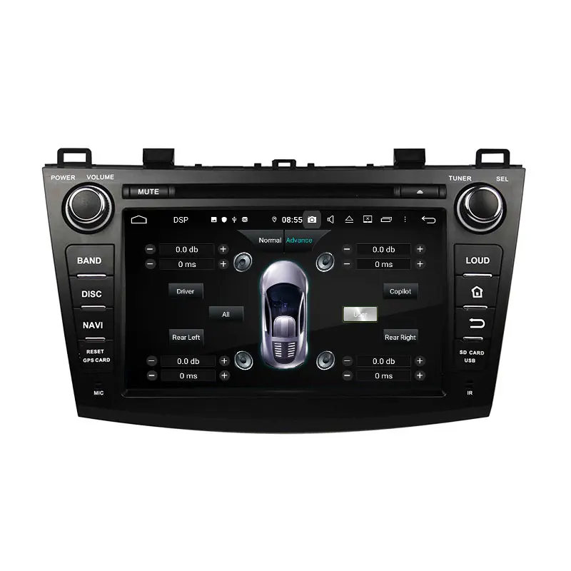 Автомагнитола 2 Din для MAZDA 3 9 0 2009 мультимедийный проигрыватель + 16 ГБ 4 32 64 8 дюймов