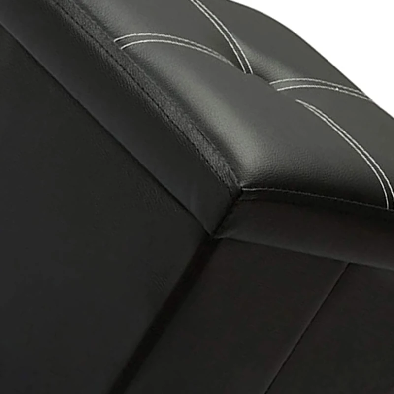 

Faux Leather Small Square Foot Rest Stools,Foot Stool with Storage,Folding Storage Ottoman Footrest Stool