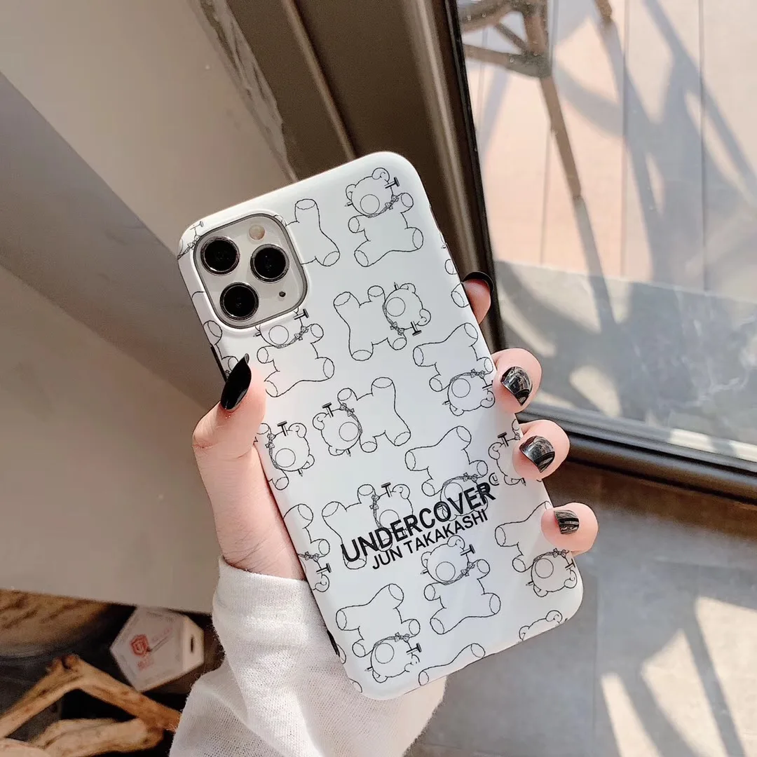 Роскошный японский медведь Франция уличная мода чехол для телефона iPhone 7 7plus 8 8plus