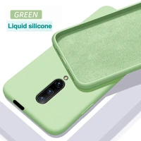 liquid silicone skin feel soft case for oneplus 7 7t pro 6t back cover for one plus 7t 17 17t pro shockproof phone cases funda