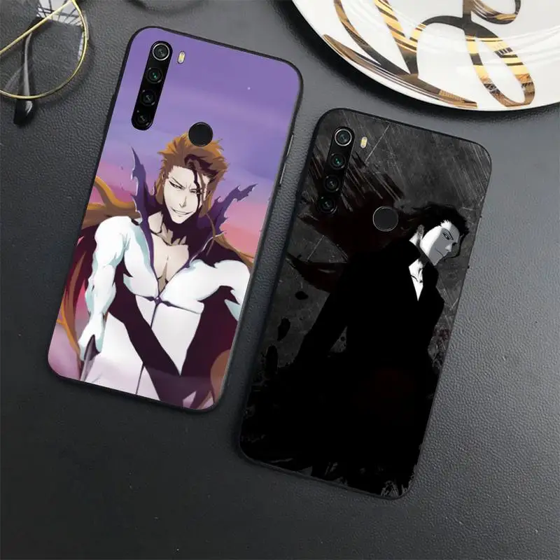 

Japan anime Aizen Sousuke Phone Case For Xiaomi Redmi note 7 8 9 11 t s 10 A pro lite funda shell coque cover