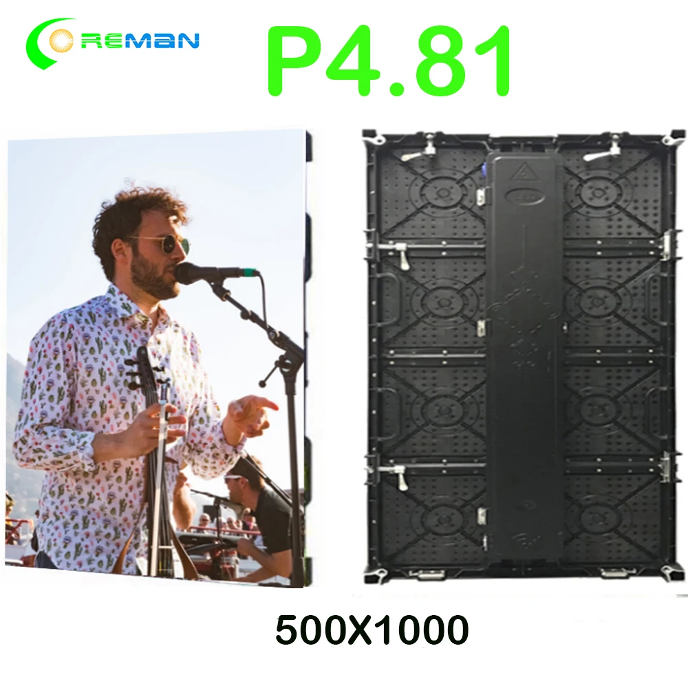 Smd СВЕТОДИОДНЫЙ экран P4.81 полноцветный наружный 500x500 500x1000 мм настенный