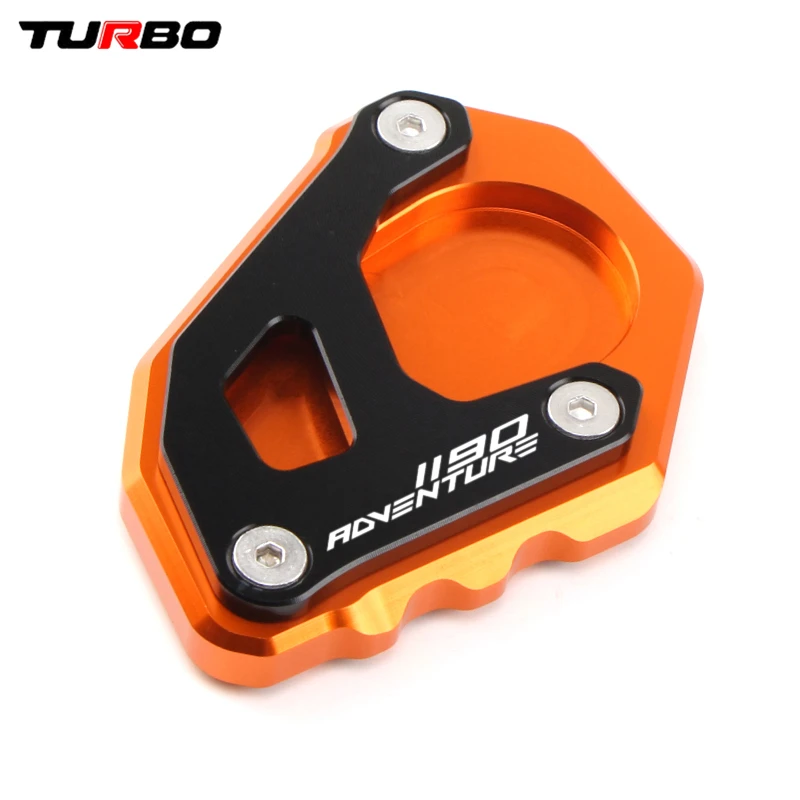 For Motorcycle KTM 1190 adv Adventure CNC Aluminum Foot Side Stand Plate Extension Enlarge Support Pad | Автомобили и мотоциклы