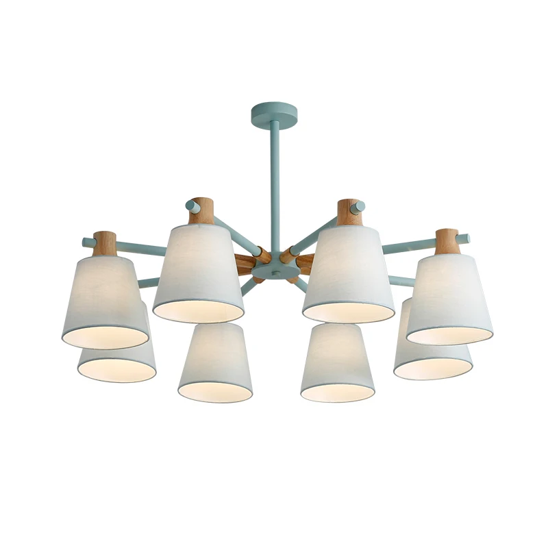 Подвесной светильник из дуба светодиодная лампа в скандинавском японском стиле