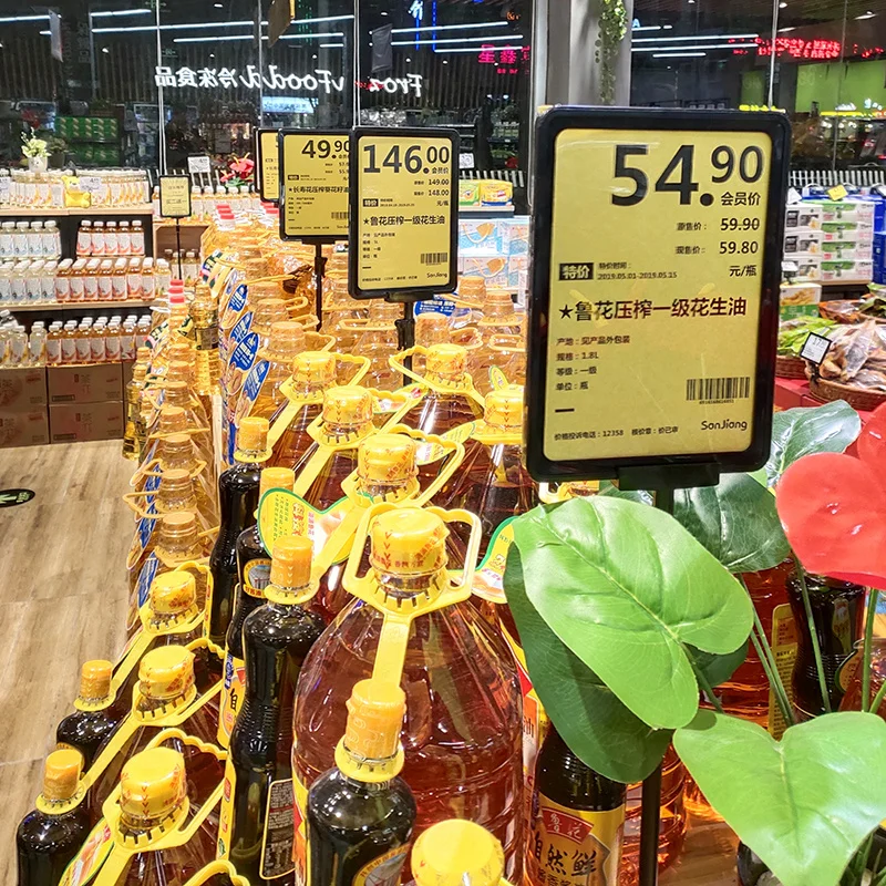 A4 с регулировкой по высоте Нержавеющая сталь плакат Дисплей рамка рекламная