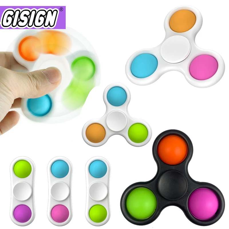 

Push Bubble Fidget Dimple Toy Stress Relief Simple Spinner Pressure Sensory Antistress Reliever Anxiety For Adult Child Gift Toy