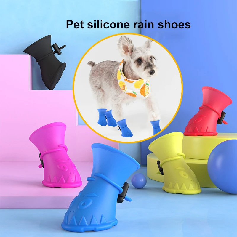 

Pet Dog Shoes Waterproof Balloon Rubber Rain Boots Footwear Cat Socks For Puppy Chihuahua Botas Buty Dla Psa Botas Para Perro