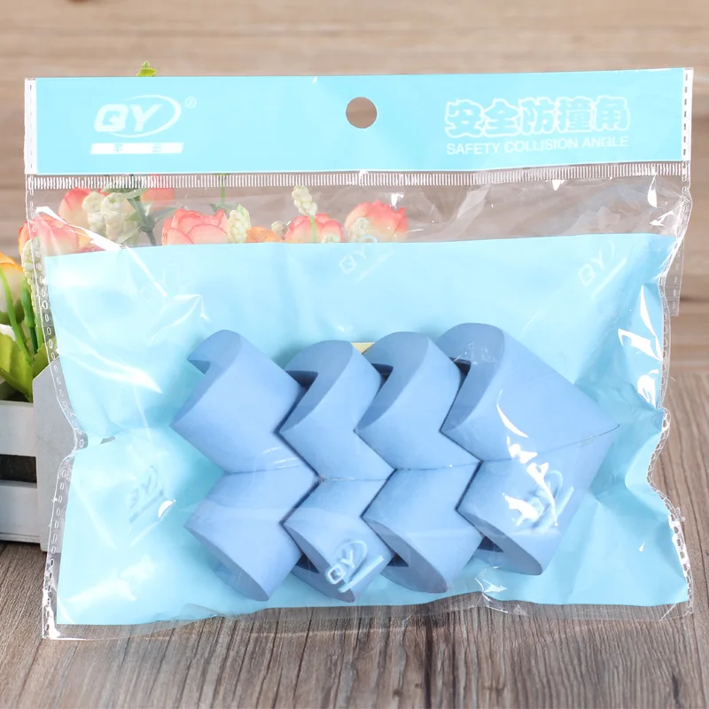 Blue 4pcs 1 шт 2 м детская безопасная настольная защитная полоса для края дома подушка защитная полоса безопасная защита детская барная полоса мягкая утолщенная YYT238 - Цвет: Blue 4pcs