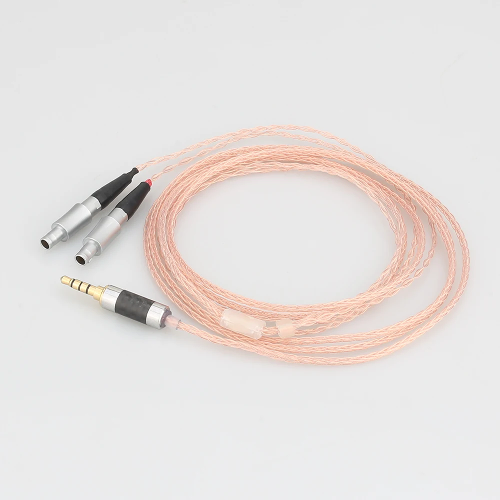 

High Qulaity Audiocrast 2.5/3.5/4.4mm/6.35/XLR Balanced 8 Cores eHeadphone Upgrade Cable Cable ForHD800 HD800S HD820