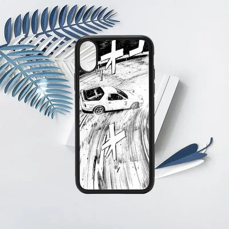 

initial d Comic style Racing car Phone Case PC for iPhone 11 12 pro XS MAX 8 7 6 6S Plus X 5S SE 2020 XR
