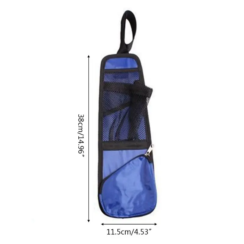 

Auto Car Side Seat Pocket Organiser Tidy Accessory Storage Collector Hang Bag Pouch Cup Holder
