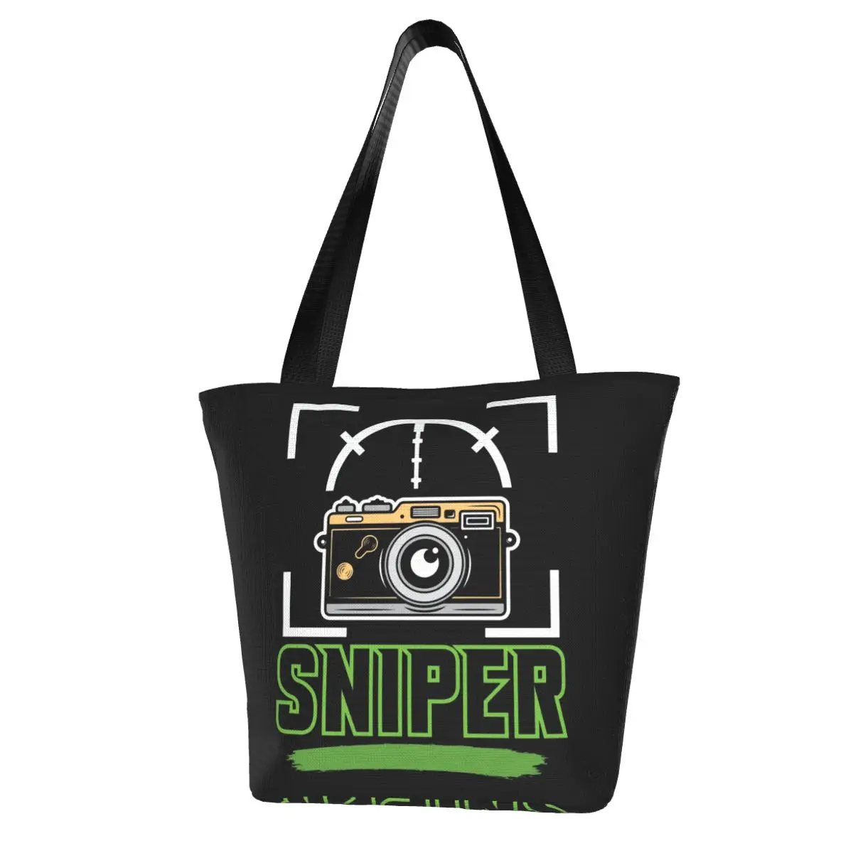 

Фотография фотограф фотокамера сумка для покупок снайперская съемка модная многоразовая сумка из ткани