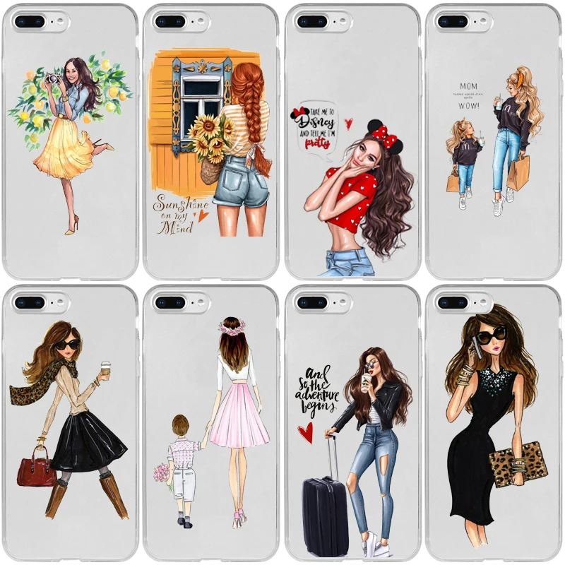 Модный чехол для iPhone 5 5S SE 2020 6 6S 7 8 Plus XR X XS 11 12 Mini Pro Max|Бамперы| |