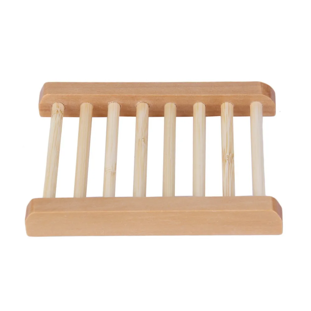 Натуральное деревянное мыло блюдо Деревянный Мыльница держатель для хранения