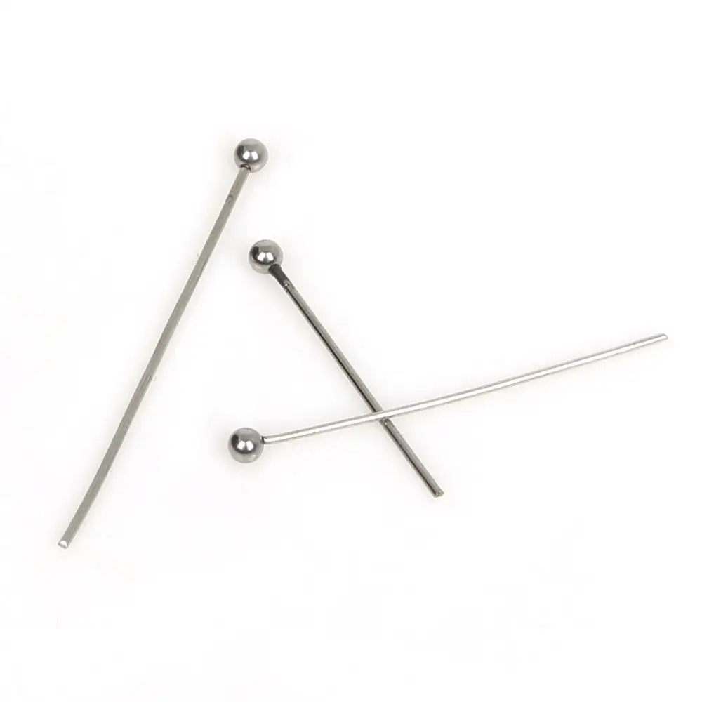 Булавки с шариковой головкой из нержавеющей стали 50 шт./лот 20/25/30 мм фурнитура