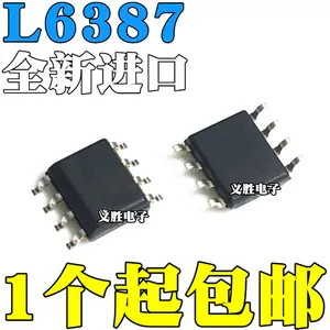 New and original L6387 L6387D L6387ED SOP8 LCD power supply chip IC High pressure half bridge driver chip, gate drive