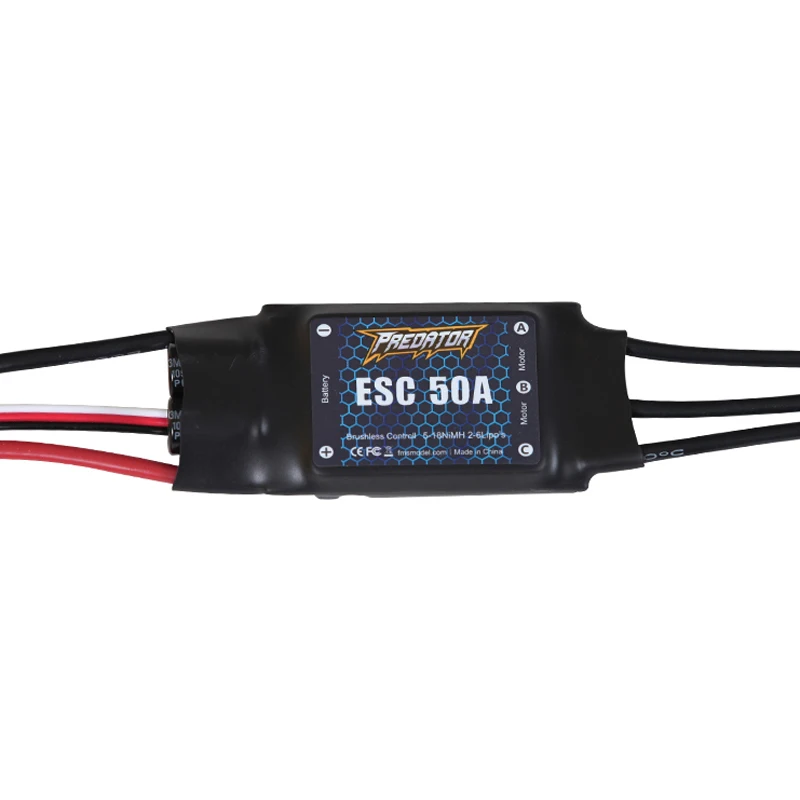 1 шт. FMS 50A модель RC Aircraft ESC 5A переключатель BEC конфигурация бесщеточный для