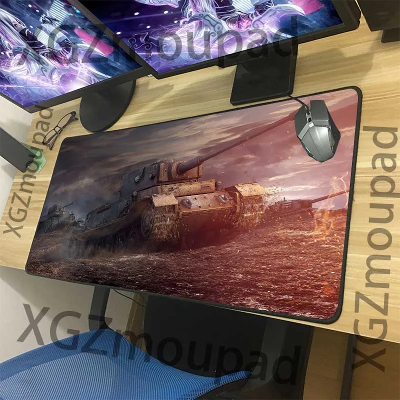 XGZ Подгонянный большой игровой коврик для мыши черный замок край персональный