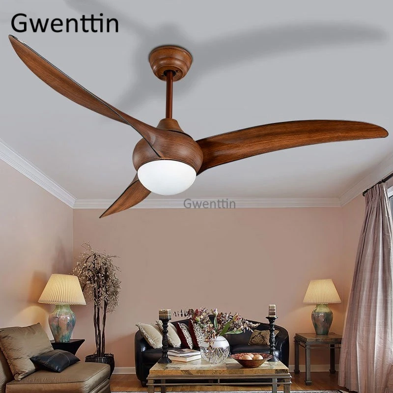 52 дюймов современный светодиодный потолочный вентилятор с пульт дистанционного