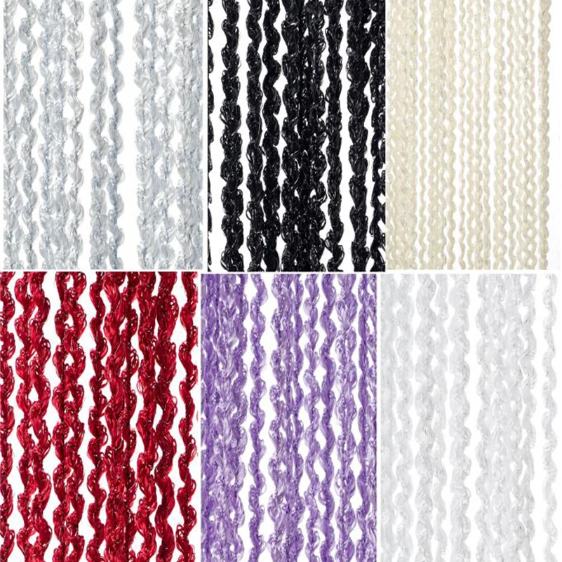 

ZiDeTang New " Lyon " Polyester String Door Curtain Fringe Thread Tassel Room Divider Curtain Panel Deco Window Screen
