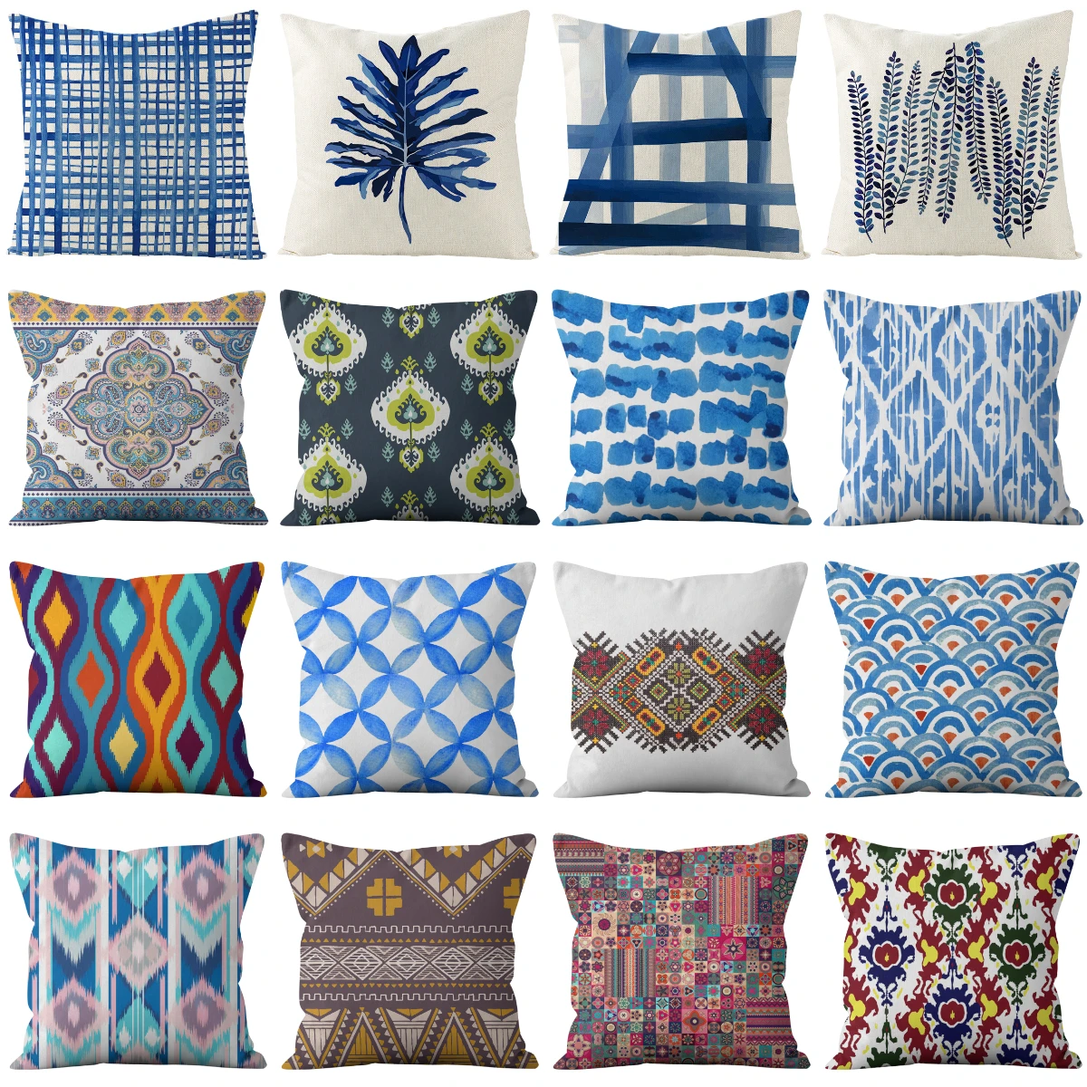 

Дизайнерские Наволочки для подушек, терракотовый наволочка для подушки в юго-западном стиле, декоративный ацтекский этнический домашний д...