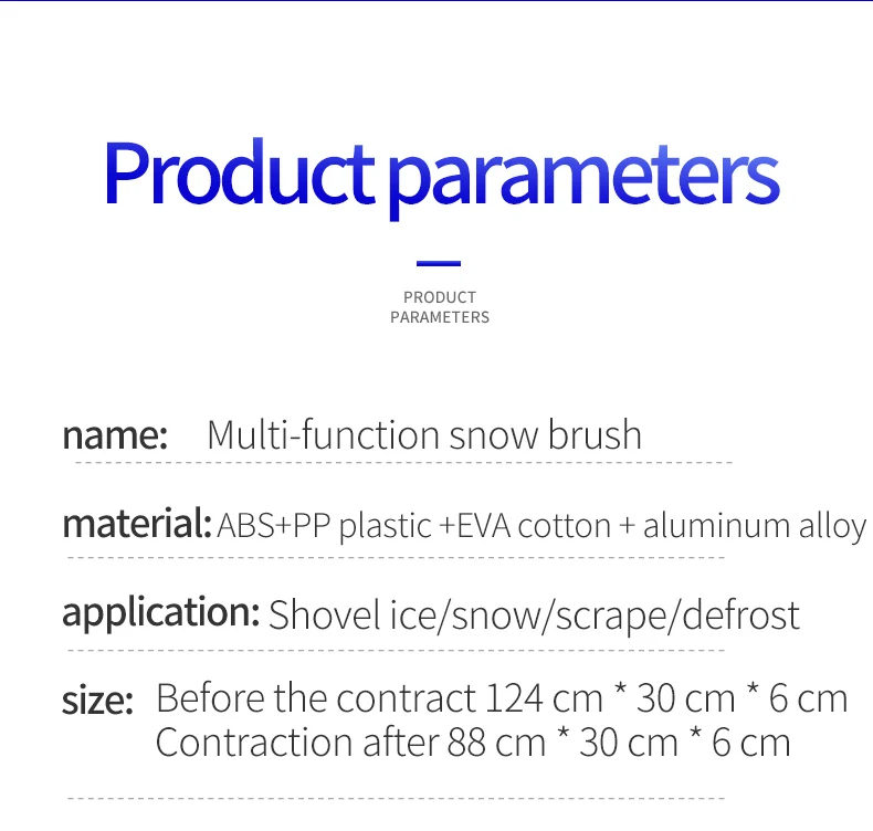 Magical Car Ice Scraper Auto Snow Brush Glass Snow Remover Car Windshield Cleaner Tool Broom Car Wash Accessories Winter Tools