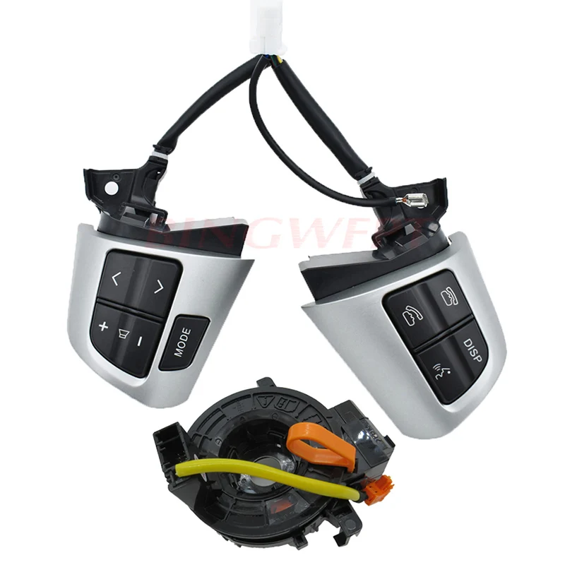 1 Set Silver Качественные кнопки переключателей рулевого колеса для Toyota Corolla/Wish/Rav4/Altis motor 2 года гарантии OE качество - Цвет: 1 Set Silver
