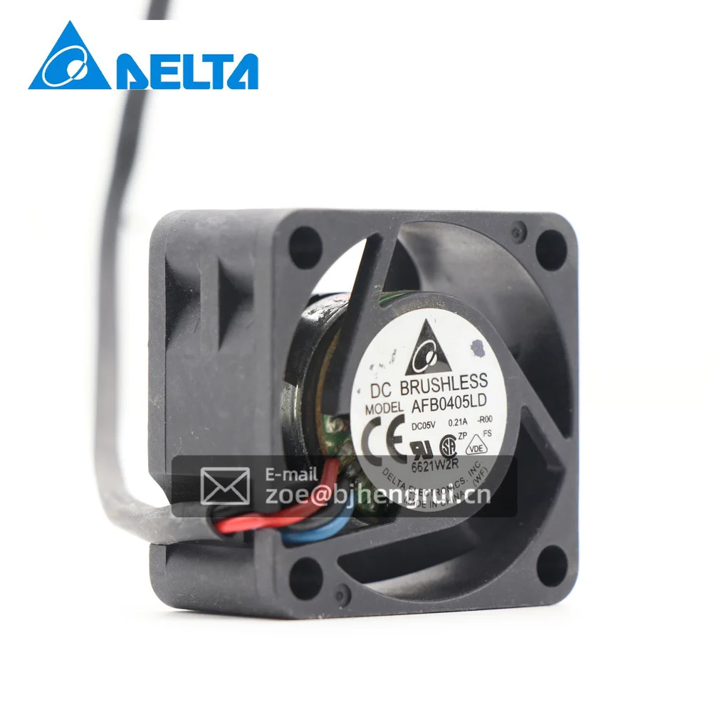 Двухшаровой осевой охлаждающий вентилятор Delta AFB0405LD-R00 4 см 4020 5VDC 0.21A 40 мм для распределительной платы (art.: 3a355ae1718) - 3a355ae1718