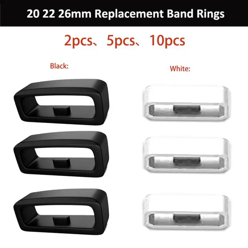 Резиновый сменный ремешок для часов держатель петля безопасности фиксатор 20/22/26