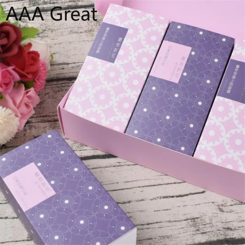 50 шт./лот бумажная коробка упаковка для печенья и конфет Рождественские