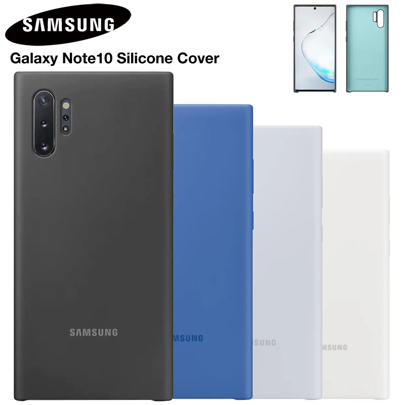 Официальный Мягкий силиконовый чехол для Samsung Galaxy Note 10 Note10 + X Note10Plus Plus