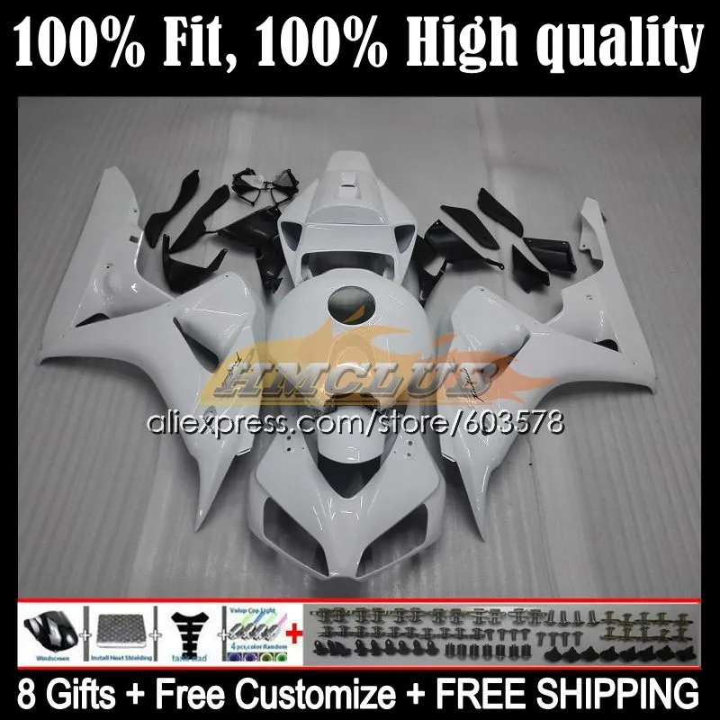 

Injection Body For HONDA CBR 1000 RR CC CBR 1000RR 1000CC 49CL.17 CBR1000RR 06 07 CBR1000 RR 2006 2007 OEM Fairing pearl white