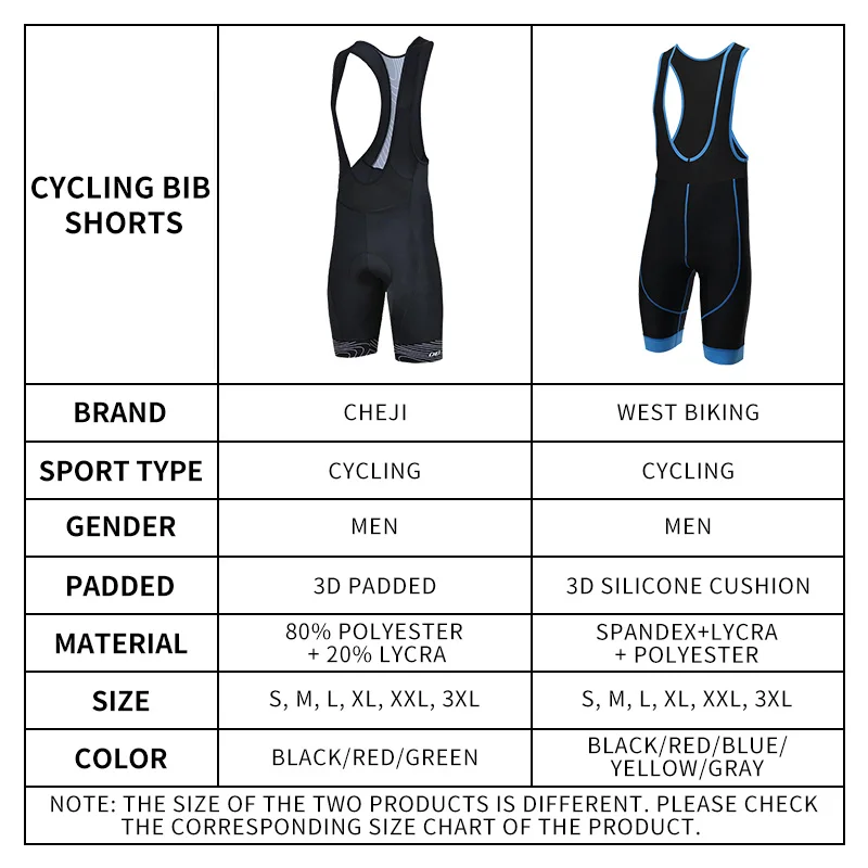 Cheji Велосипеды Bib Short Cheji Мужчины Верхняя одежда велосипед Велосипеды Велоспорт 3D мягкий Езда нагрудник Шорты S-3XL 3 Цвета Велотрусы