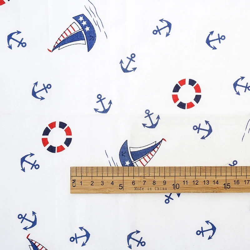 Морской якорь океан Ветер серии ручной работы хлопчатобумажная ткань морской