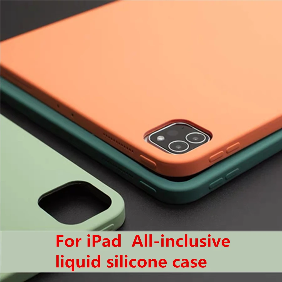 For Apple Ipad4 5 Ipad air 2 Protective Cover All-Inclusive pro 10.5 Inch ablet Liquid Silicone Shell Case | Компьютеры и офис