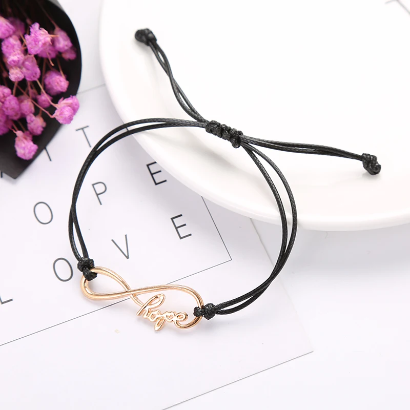 Htzzy 2020 новый модный браслет для женщин Винтажный веревочный Регулируемая цепочка